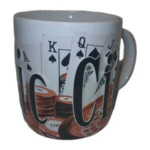 Americaware Atlantic City Embossed Raised Coffee Mug Tea Cup 2006 Preowned